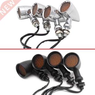 Motorcycle Turn Bullet LED Retro Signal 2pair lam aluminium