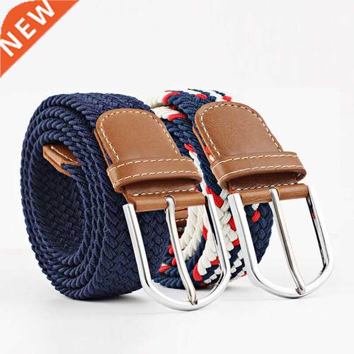New High Quality Fashion Belt Canvas Braided Belts for Women