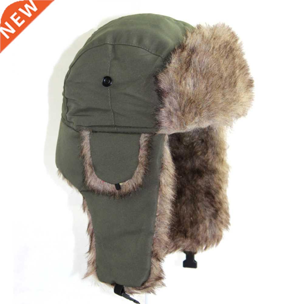 2022 Winter Hat Trapper Russian Trooper Earflap Hat Winter K