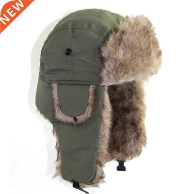 2022 Winter Hat Trapper Russian Trooper Earflap Hat Winter K