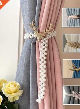 Fashion Elk Curtains Buckles For Living Window Room Curtains