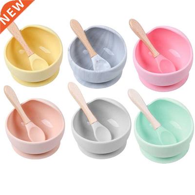 Baby Suction Plate Silicone Feeding Set BPA Free Tableware