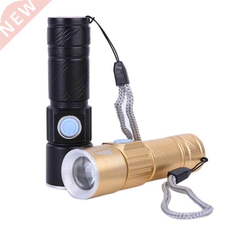 USB LED Flashlight Handy Rechargeable LED Torch Light