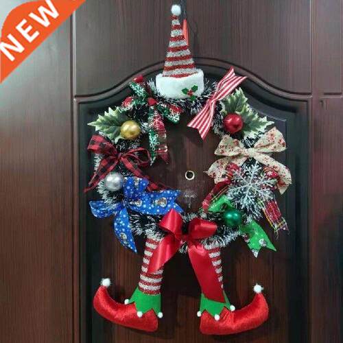 Christmas Wreath Realistic Looking Delicate Texture Fabric