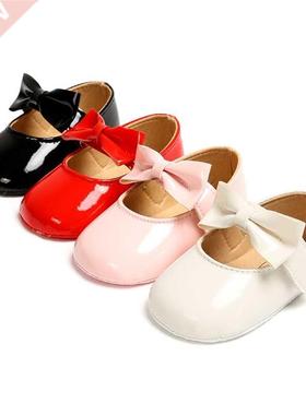 Newborn Toddler Baby Girl Shoes PU leather Buckle First Walk