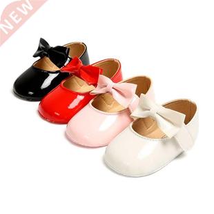 Newborn Toddler Baby Girl Shoes PU leather Buckle First Walk
