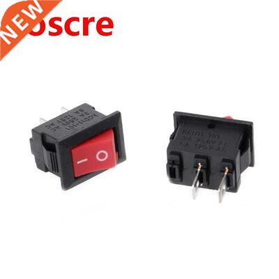 10pcs Rocker Switches 2 Pin 10x15mm SPST ON/OFF Soldering Te