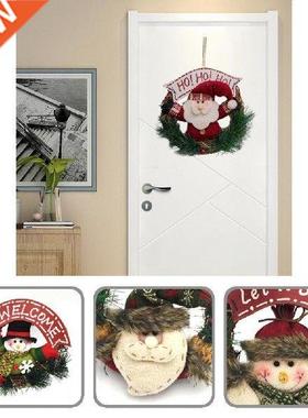 Door Wreath Easy to Apply Lightweight Wear Resistant Round