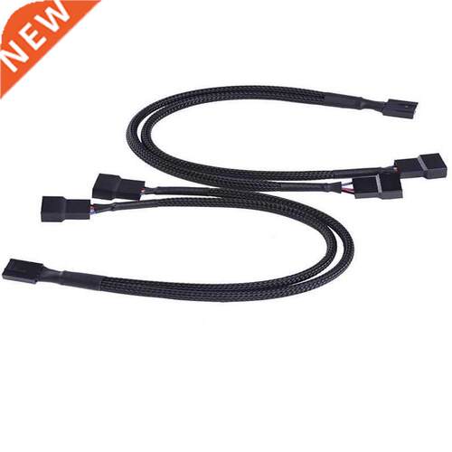 1PC 4 Pin PWM Splitter Cable 4Pin PWM Female To 3/4 Pin PWM