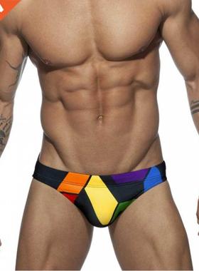 Man's Brand Swimming Briefs Low Waist Swimwear drop With Pus