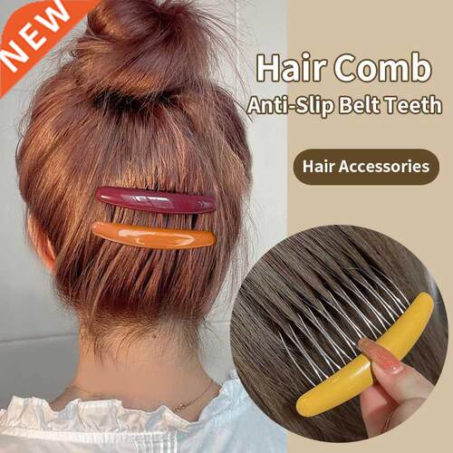 1Pcs Acrylic Hair Clip Comb Hair Accessories Girls Women Hai