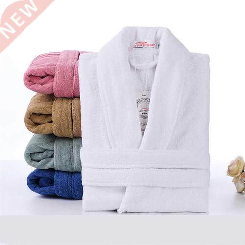 100% Cotton Toweling Terry Bath Robe Unisex Lovers Soft Bath