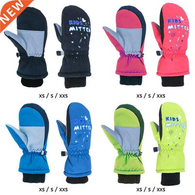 Kid Boy Girl Ski Gloves Wrm Youth Wterproof Brethble