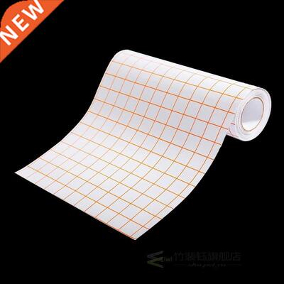 Orange Grid Clear Transfer Paper Tape for Vinyl Crafts, 1 Ro