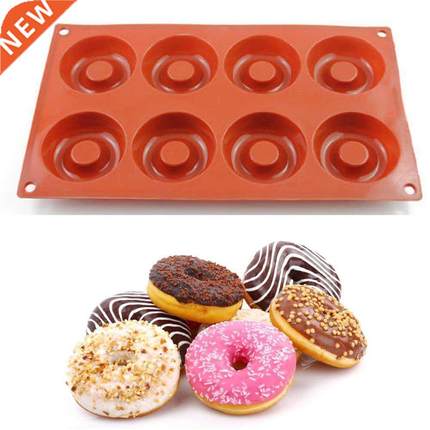 8 Cavity Savarin Doughnut Mold Baking Pan Round Shaped