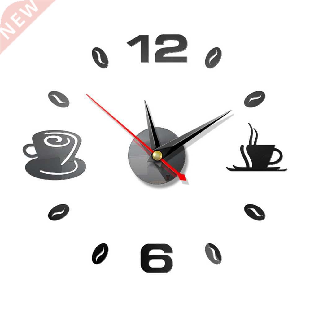 Self Aesive Kitchen D Analog Home Waterproof Wall Clock A