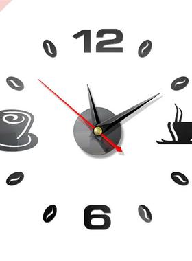 Self Aesive Kitchen D Analog Home Waterproof Wall Clock A