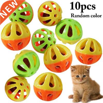 5pcs/10pcs Cat Toy Cat Bell Ball Toys Interactive Funny