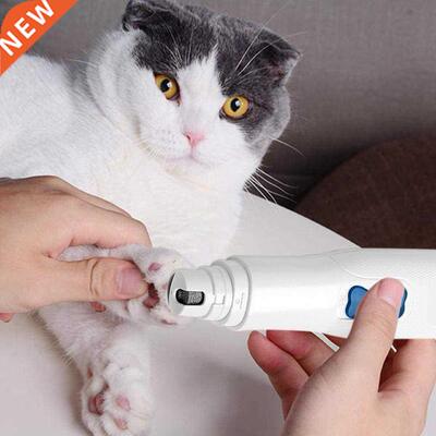 Electric Pet Nail Grinder Painless File Trimmer Polisher Pro