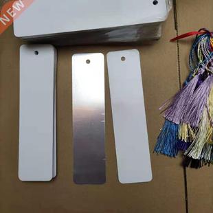 Free shipping 10pcs/lot Sublimation Blank Metal Bookmark For