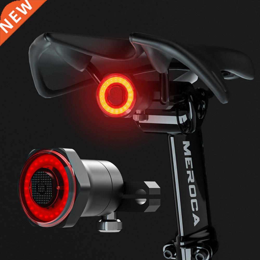 LISM Smart Bicycle Tail Rear Light Auto Start Stop Brake IPX