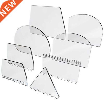 Acrylc Cake Spatula Cake Scraper Fondant Smoother,cng Fro