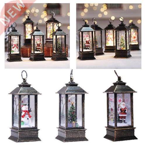 Outdoor Indoor Christmas Lantern Family Xmas Hanging LED