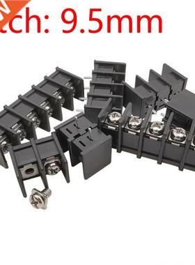 10Pcs Black KF45 9.5mm 2/3/4/5/6 Pin PCB Screw Terminal Bloc