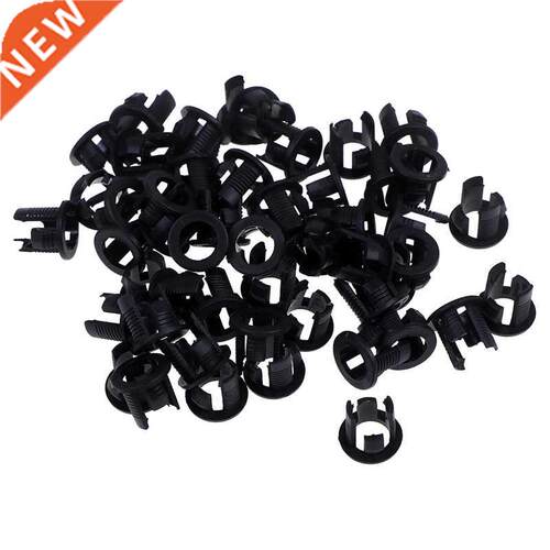 50pcs 3 5 Lap LED Diode Holder Clip Useful Black Plasti