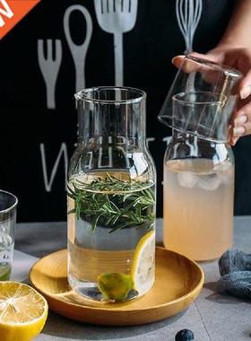 Kitchen Juice Water Pitcher Cold Water Bottle With Cup