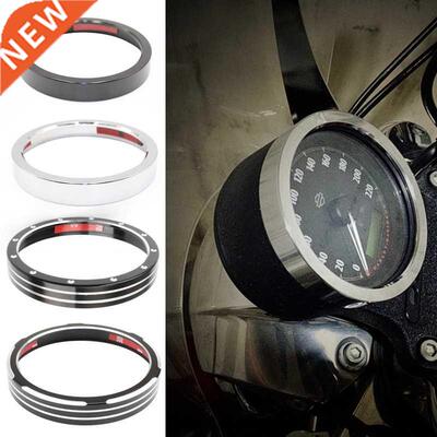 Motorcycle Black Speedometer Trim Bezel ver Billet CNC Cut F