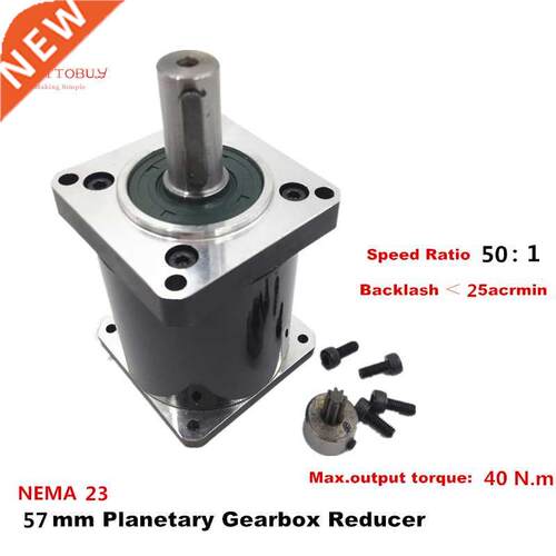 High Precision NEMA 23 Ratio 50:1 Planetary Gearbox 25 acrm