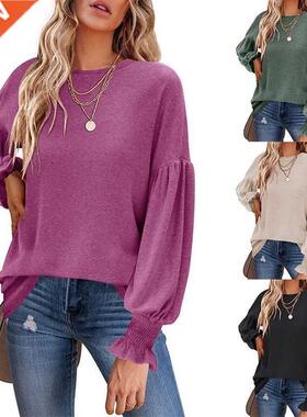 Long Sleeve T Shirt Women Autumn lady for T Shirts O-Neck