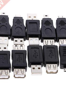 10pcs OTG 5pin F/M Mini Changer Adapter Converter USB Male t