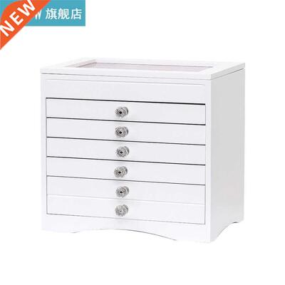 High Large Gloss Wooden Jewellery Box Armoire Bracelet Organ