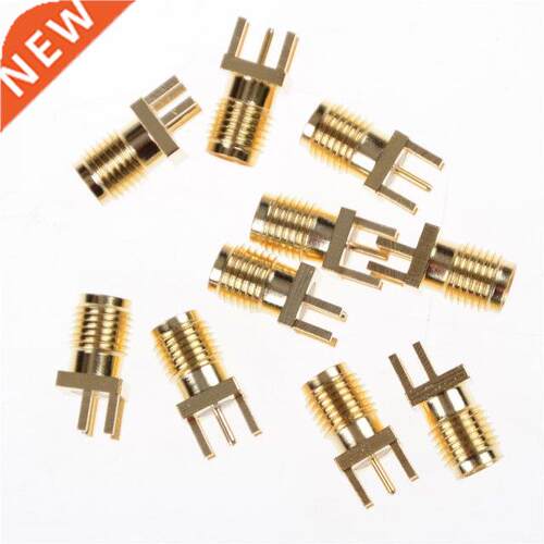 10pcs/lot SMA Female PCB Edge Mount RF Solder apters 0.062