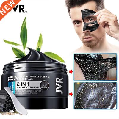JVR Black Mask For Face Skin Care Bamboo Charcoal Facial Mas