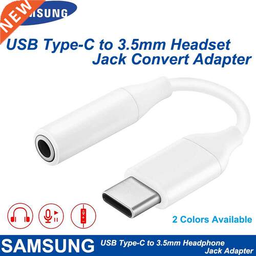 适用于Samsung USB Type C Male To .5mm Earphone AUX Audio Ca