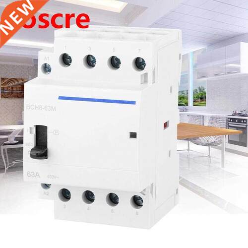 BCH8-63M 4P 63A 230V 50/60HZ Household AC Modular Contactor