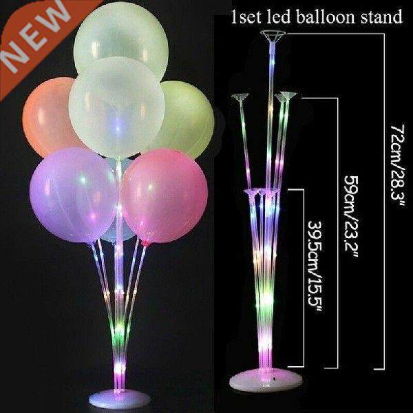 1 Set LED Balloon Column Base Party Decoration Table