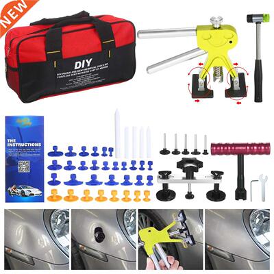 Professional Paintless Dent Puller Kit with Mallet T Bar Bri