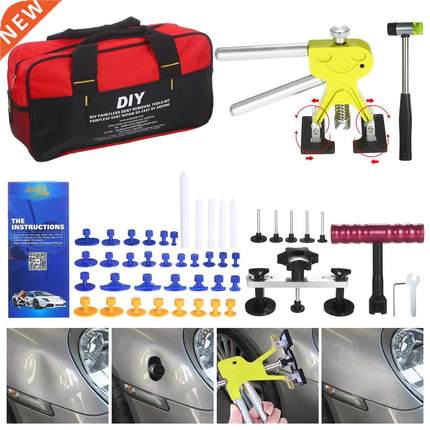 Professional Paintless Dent Puller Kit with Mallet T Bar Bri