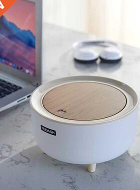 Japanese-style mini desktop trash can simple press trash
