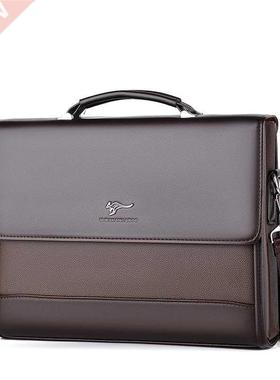 Male Handbags Pu Leather Men's Tote Briefcase Business Shoul