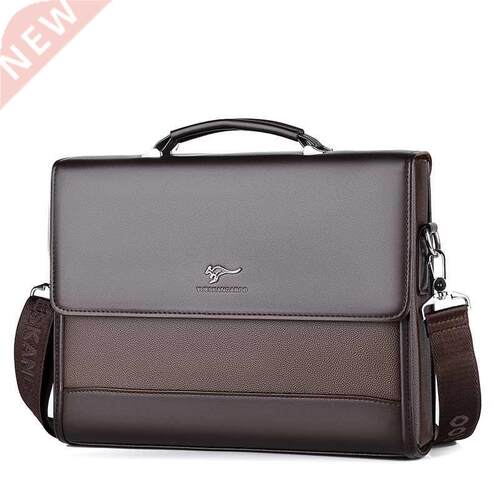 Male Handbags Pu Leather Men's Tote Briefcase Business Shoul