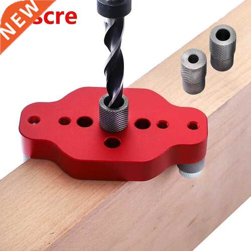 Woodworking Pocket Hole Jig 6/8/10mm Vertical Drilling Locat