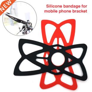 Bike Motorcycle Phone Mount Tether Silicone Cell Phone Holde