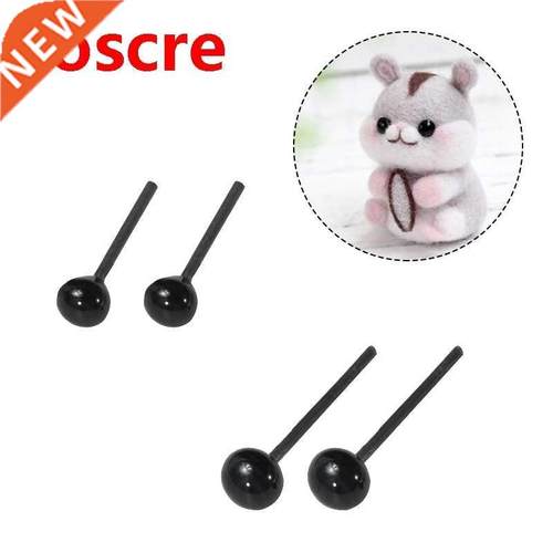 50pcs/Bag Glass Eyes 2mm/3mm/4mm Needle Felting Animals Bea