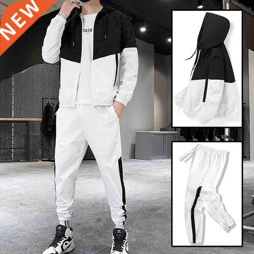 Hip Hop Military Men Tracksuit Hooded Jacket+Harem Pant Patc