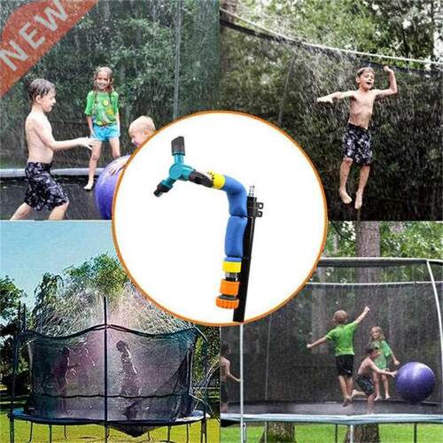 Trampoline Sprinklers Kids Fun Summer Outdoor Water Park
